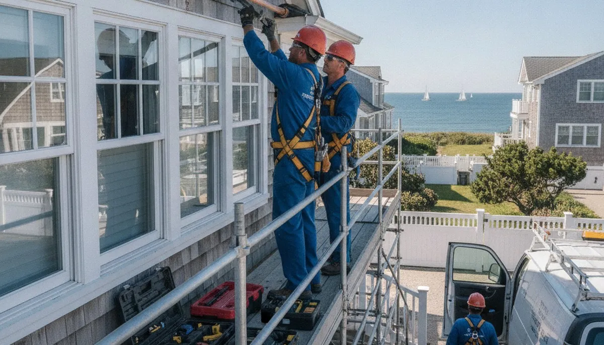 Plumber repairing a pipe in Staten Island, NY for plumbing repair service