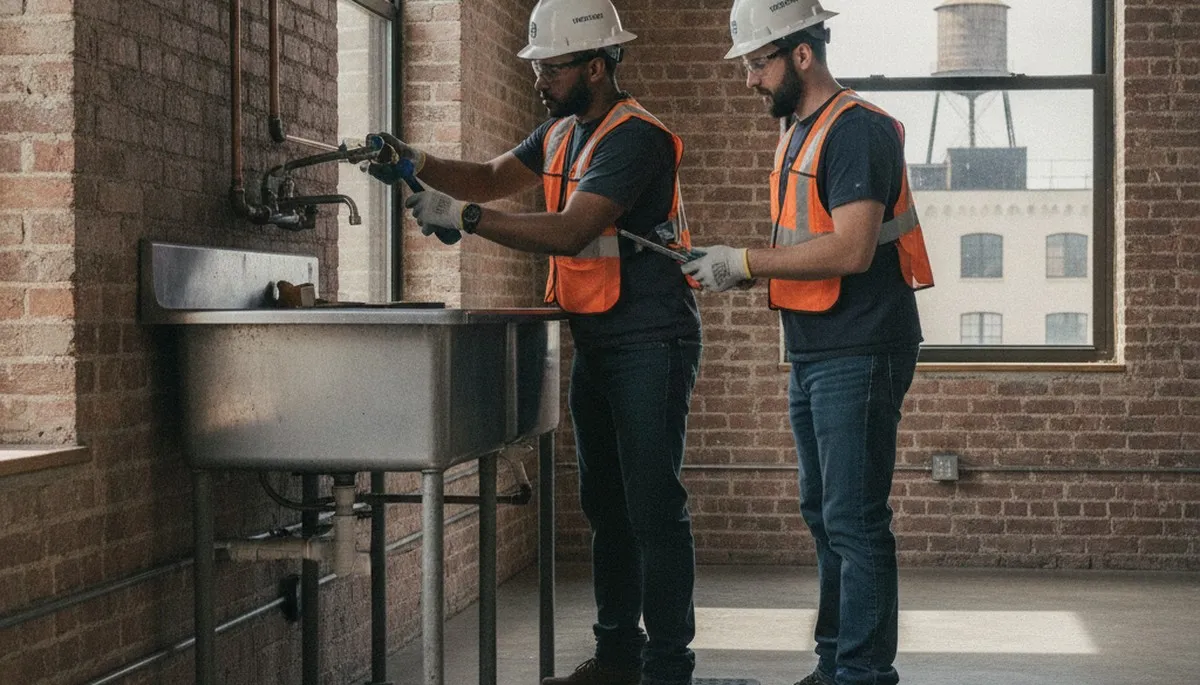 Professional plumber repairing pipes in Staten Island, NY for residential plumbing service